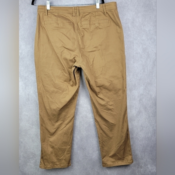 Democracy Ab Technology‎ Khaki Cargo Pants Size 16 Mid-Rise Cropped - Picture 5 of 11